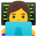 Google (Android 12L)  👩‍💻  Woman Technologist Emoji