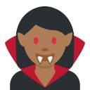 Twitter (Twemoji 14.0)  🧛🏾‍♀️  Woman Vampire: Medium-dark Skin Tone Emoji