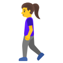 Google (Android 12L)  🚶‍♀️  Woman Walking Emoji