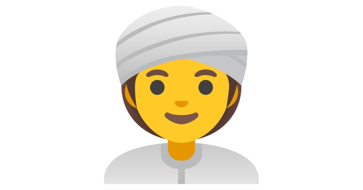 👳‍♀️  Woman Wearing Turban