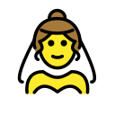 OpenMoji 13.1  👰‍♀️  Woman With Veil Emoji