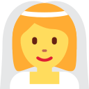 Twitter (Twemoji 14.0)  👰‍♀️  Woman With Veil Emoji
