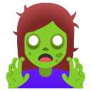 Google (Android 12L)  🧟‍♀️  Woman Zombie Emoji