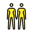 OpenMoji 13.1  👭  Women Holding Hands Emoji