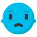 Mozilla (FxEmojis v1.7.9)  😟  Worried Face Emoji