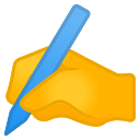 Google (Android 12L)  ✍️  Writing Hand Emoji