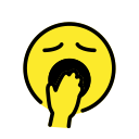 OpenMoji 13.1  🥱  Yawning Face Emoji