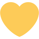 Twitter (Twemoji 14.0)  💛  Yellow Heart Emoji