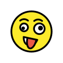 OpenMoji 13.1  🤪  Zany Face Emoji