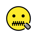 OpenMoji 13.1  🤐  Zipper-mouth Face Emoji